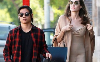 Sau 'ồn ào' ly hôn, Angelina Jolie đưa con nuôi gốc Việt ra phố mua sắm 