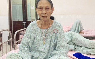 Cụ bà 81 tuổi bị u nang buồng trứng nhưng vẫn âm thầm chịu đựng