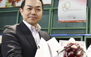 1 chùm nho đỏ của Nhật Bản có giá bán kỷ lục 11.000 USD