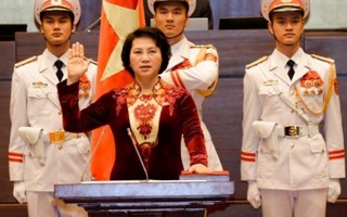 Bà Nguyễn Thị Kim Ngân tuyên thệ nhậm chức