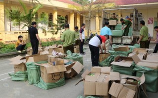Tiêu hủy gần 100 thùng mỹ phẩm nguồn gốc Trung Quốc
