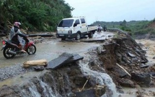 Nhiều thí sinh ở tỉnh Lai Châu phải vắng mặt do mưa bão