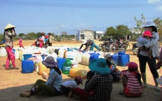 'Làng khát' ở Ninh Thuận