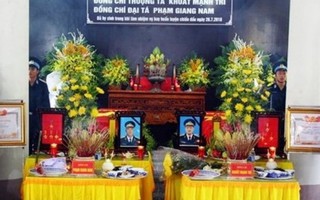 Lễ viếng, truy điệu hai phi công hy sinh tại Nghệ An