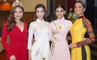 Á hậu Trương Thị May nổi bật tại Liên hoan Ca múa nhạc toàn quốc 2018