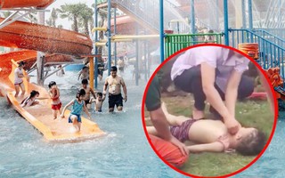 Vụ bé trai đuối nước ở Công viên nước Thanh Hà: Tai họa trước... giờ cấm