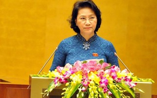 Bà Nguyễn Thị Kim Ngân kêu gọi chia sẻ với vùng bị nạn