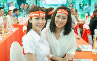 Hoa hậu Phan Thu Quyên, Á khôi Thạch Thảo tham gia hiến máu cứu người