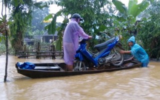 Miền Trung mưa lớn, có nguy cơ sạt lở 