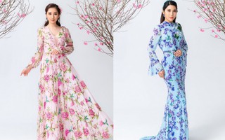 Ngắm bộ sưu tập áo dài 'Thành phố 10 mùa hoa' của NTK Văn Thành Công 