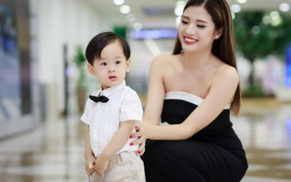 Vẻ đáng yêu của con trai Hoa hậu Phan Hoàng Thu