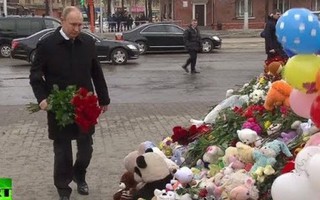 Nga tổ chức quốc tang nạn nhân vụ cháy ở Kemerovo