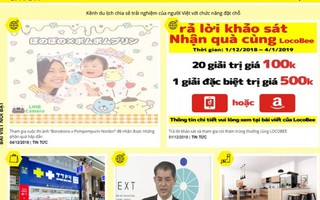 Tham gia khảo sát cùng LocoBee nhận thẻ mua hàng Amazon 2.500 Yên
