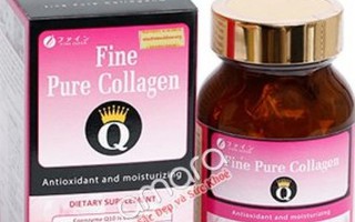Thực phẩm Fine Pure Collagen Q ngang nhiên quảng cáo giúp xóa nếp nhăn