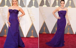 Reese Witherspoon và Tina Fey 'sinh đôi' tại Oscar 