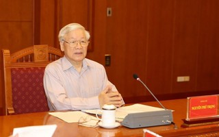 Tổng Bí thư Nguyễn Phú Trọng chủ trì cuộc họp về phòng, chống tham nhũng