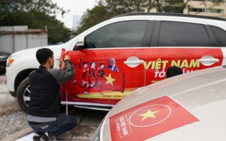 Mẹo gỡ decal cổ vũ đội tuyển U23 Việt Nam dán trên các vật