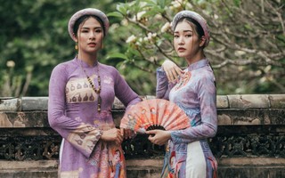 Hoa hậu Ngọc Hân và ‘nàng thơ xứ Huế’ duyên dáng với áo dài cách điệu