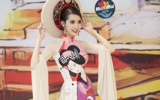 Hoa hậu Phan Thị Mơ vừa làm vedette vừa ủng hộ quỹ Mottainai 
