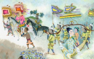 Tranh minh hoạ độc đáo về Truyện Kiều và Lục Vân Tiên hút bạn đọc trẻ 