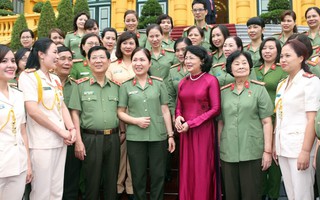 Quyền Chủ tịch nước Đặng Thị Ngọc Thịnh đánh giá cao vai trò của phụ nữ Công an 