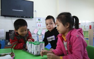 Hơn 87% học sinh tham gia sau 2 tháng triển khai Chương trình Sữa học đường Hà Nội