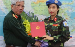 Việt Nam cử nữ sỹ quan đầu tiên gìn giữ hòa bình Liên Hợp Quốc