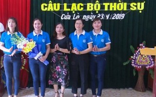 Nghệ An: Hội liên hiệp phụ nữ Cửa Lò ra mắt 'Câu lạc bộ thời sự'