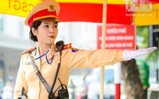 Hà Nội duy trì 25 chốt nữ cảnh sát giao thông xử lý vi phạm