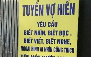 Dân mạng đề nghị phạt ‘ông chồng tuyển vợ’