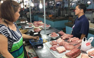 Heo hơi tăng giá, thịt heo tại chợ Sài Gòn tăng 10.000đ/kg