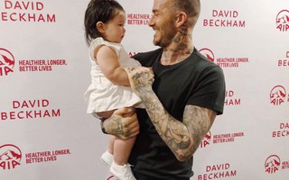 David Beckham khen con gái Hà Anh đáng yêu