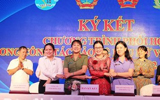 Hội LHPN Đồng Nai ký kết chương trình phối hợp bảo vệ phụ nữ, trẻ em 