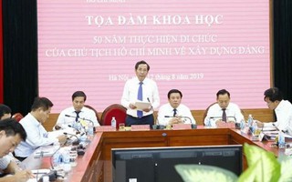 Tầm nhìn vượt thời gian về xây dựng Đảng trong Di chúc Chủ tịch Hồ Chí Minh