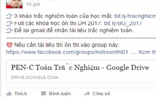 Loạn 'lò' luyện thi trắc nghiệm online