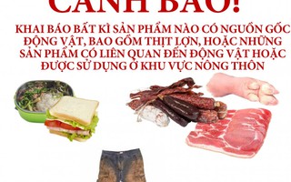 Thịt lợn và nhiều nông sản khác bị cấm mang vào Australia