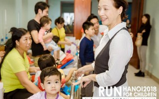 NSND Lê Khanh, MC Phan Anh tham gia giải chạy vì trẻ em bị bệnh tim, ung thư