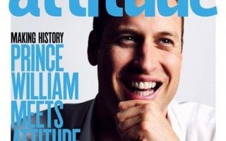Hoàng tử William lên bìa tạp chí đồng tính