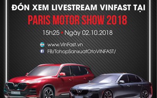 Đếm ngược lễ ra mắt xe hơi thương hiệu Việt tại Paris Motor Show 2018