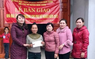 Hà Tĩnh: Trao tặng nhà 'Mái ấm tình thương' phụ nữ có hoàn cảnh khó khăn