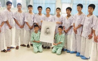Các thành viên đội bóng nhí Thái Lan sẽ tham gia họp báo trước khi ra viện