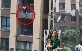 Cậu bé 3 tuổi sống sót sau khi rơi từ tầng 6 chung cư