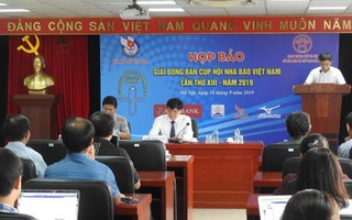 Gần 200 vận động viên tham giai Giải bóng bàn Cúp Hội Nhà báo Việt Nam lần thứ XIII