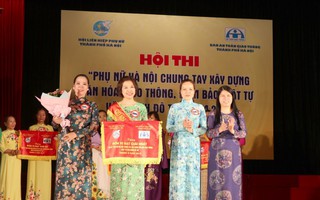 Phụ nữ Hà Nội chung tay xây dựng văn hóa giao thông