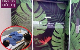 Kẹt thang máy ở Hà Nội, một cô gái bị gãy xương đùi