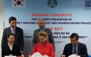 Hàn Quốc cùng UNDP hỗ trợ Việt Nam 1 triệu USD sau bão Damrey