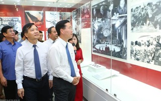 Khai mạc trưng bày 50 năm thực hiện Di chúc của Chủ tịch Hồ Chí Minh