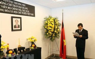 Lễ viếng và mở sổ tang Chủ tịch nước Trần Đại Quang tại Liên hợp quốc