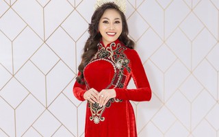 Hoa hậu Doanh nhân Thúy Ngọc đấu giá áo dài gây quỹ Mottainai