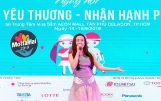 Vy Oanh ngọt ngào hát 'Đồng xanh' tại Mottainai 2019